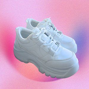 zara chunky platform shoes